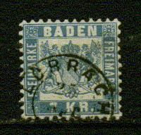 ALLEMAGNE BADE Nº 25 Obl. - Used