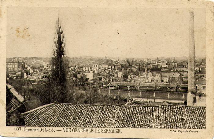 107 - Guerre 1914-15 - Vue Générale De Sermaize - Sermaize-les-Bains