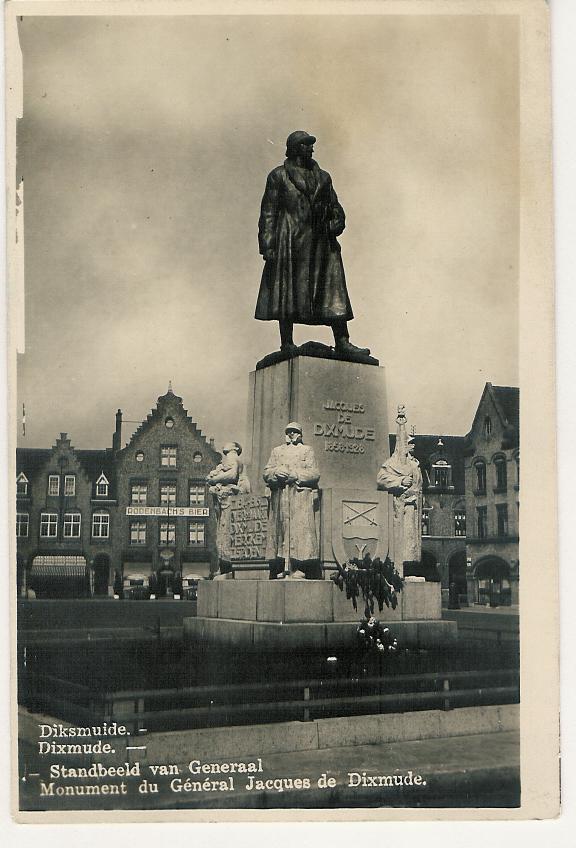 Fotokaart Diksmuide Standbeeld Generaal (a1703) - Diksmuide