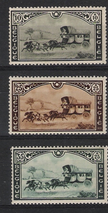 Belgie OCB 407 / 409 (*) - Unused Stamps