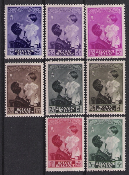 Belgie OCB 447 / 454 (*) - Unused Stamps