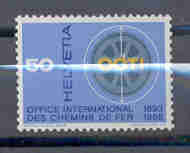 TIMBRE 1968 SUISSE OFFICE INTERNATIONAL DES CHEMINS DE FER NOUVEAU MNH - Other & Unclassified