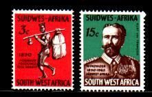 SWA 1965 Mint Hinged Stamp(s) Windhoek 325-326 # 753 - Namibie (1990- ...)