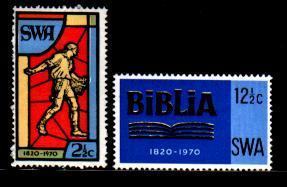 SWA 1970 MNH Stamp(s) Bible Year 358-359 #762 - Namibia (1990- ...)