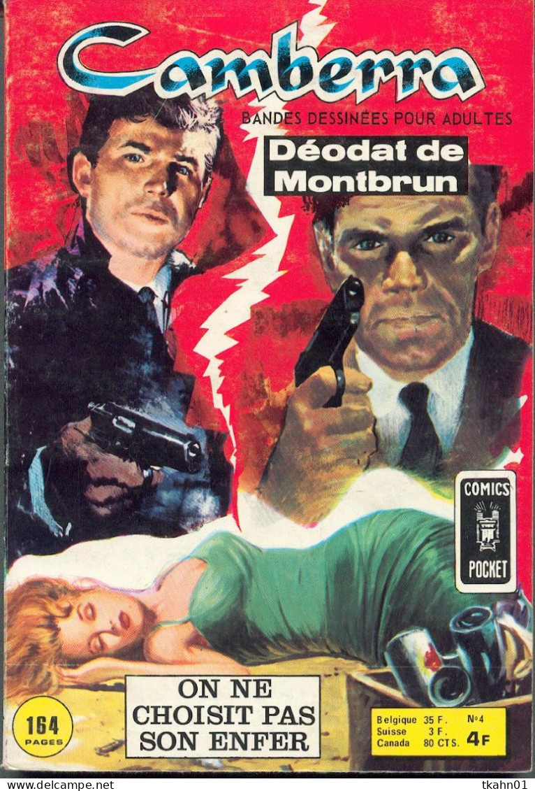 Comics-pocket " Camberra N° 4 "  De  1975 - Arédit & Artima
