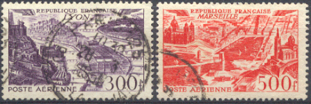 Lot N°3404   P.A. N°24 à 27, Coté 21.50 Euros - 1927-1959 Oblitérés