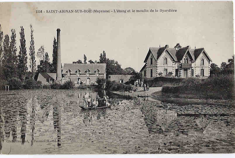 Au 1er Enchérisseur: ST AIGNAN Sur ROE, Le Moulin De La Dyardière (belle Carte) - Saint Aignan Sur Roe