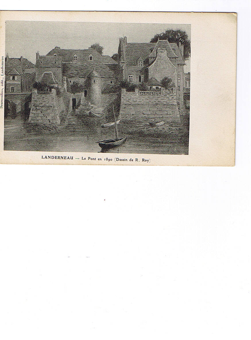 29   LANDERNEAU    Le Pont En 1890   Carte Neuve - Landerneau