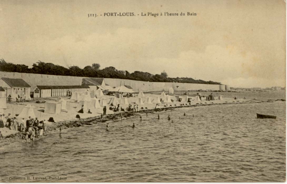 Port-Louis. La Plage à L'heure Du Bain - 3113. H Laurent - Port Louis