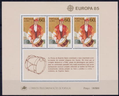 Europa Cept - 1985 - Açores Bloc ** - 1985