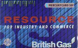 GB MERCURY CARD RESOURCE BRITISH GAS  SUPERBE CARTE NEUVE RARE - Petróleo