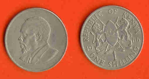 KENYA 1966 Coin 1SH Copper-nickel KM5  C101 - Kenya