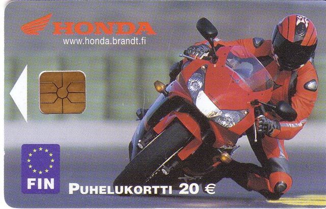 HONDA Motorcycle ( Finland Rare Card ) Motorbike - Motor-bike – Motor Cycle - Moto - Motocyclette - See Scan (FIN Serie) - Finnland