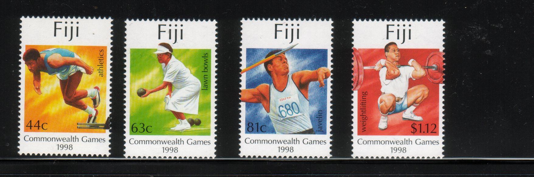 FIJI 1998 16TH COMMONWEALTH GAMES KUALA LUMPUR (SPORT) SET OF 4 NHM - Fiji (1970-...)