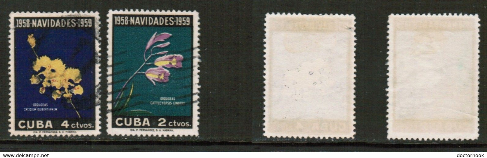 CUBA  Scott # 611-2 USED (CONDITION AS PER SCAN) (WW-1-65) - Used Stamps