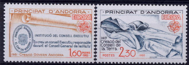 Europa Cept - 1982 - Andorre Français ** - 1982