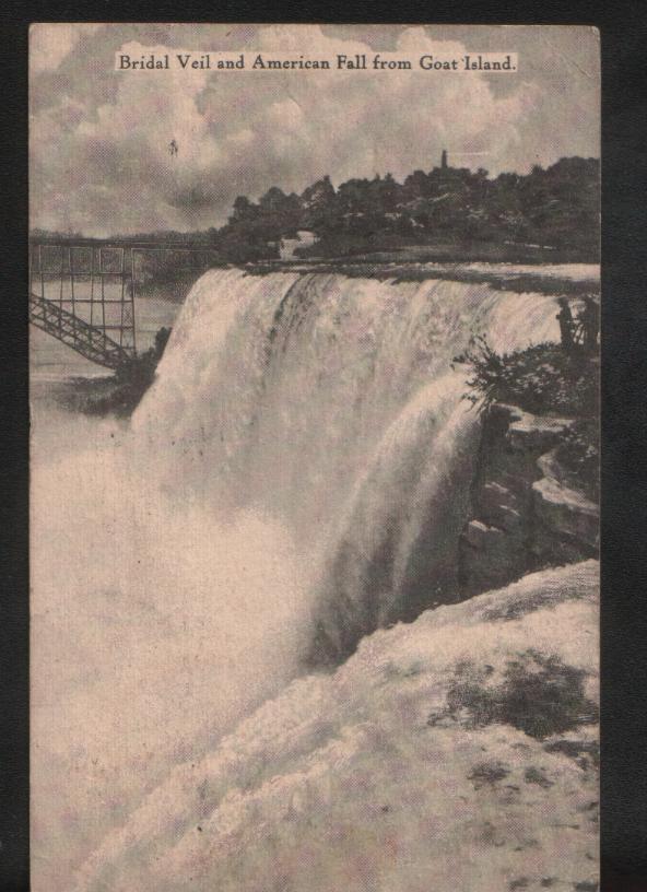 Fall From Goat Island 1912 (Mons Bergen Voir Timbre - Niagara Falls