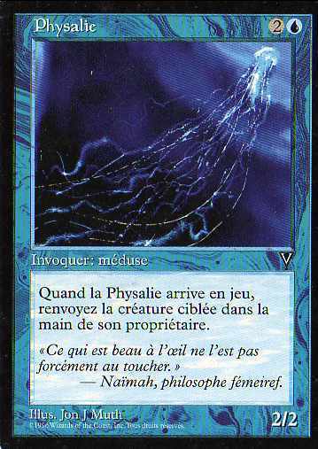 Physalie - Cartes Bleues