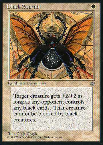 Black Scarab - Weiss