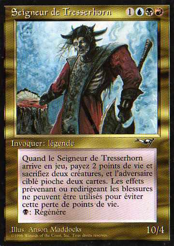 Seigneur De Tresserhorn - Cartes Or