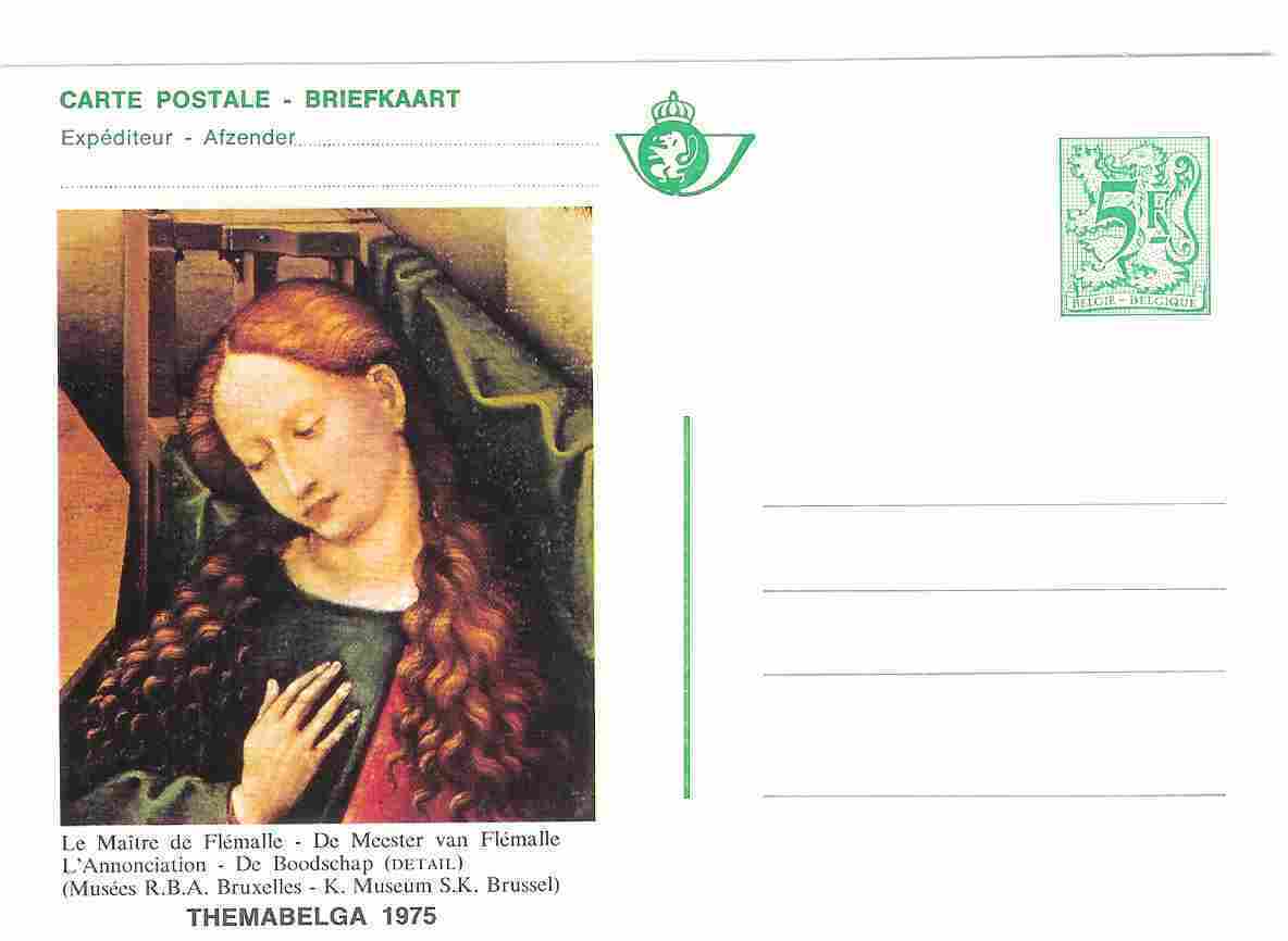 Carte Postale THEMABELGA 1975 (état Neuf) - Geïllustreerde Briefkaarten (1971-2014) [BK]