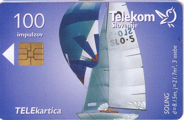 VOILIER ( Slovenia Rare Card ) * Sailing Boat - Sailboat - Sail - Segelboot - Ship - Voile * SLOVENIA POST ( Poste ) - Schiffe