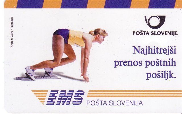 VOILIER ( Slovenia Rare Card ) * Sailing Boat - Sailboat - Sail - Segelboot - Ship - Voile * Athletics - Athletisme - Schiffe