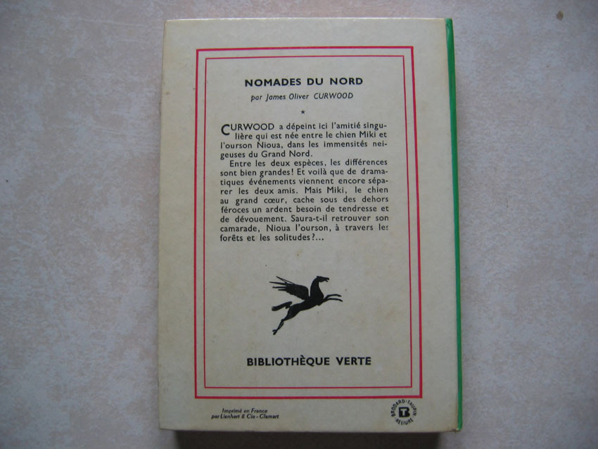 Nomades Du Nord De James Oliver Curwood - Biblioteca Verde