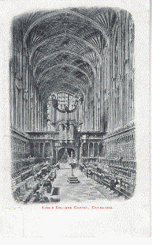 C1069- King'scollege Chapel, Cambridge - Cambridge