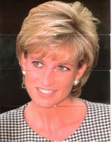 PRINCESS DIANA 1961-1997 ... Large Puzzle Set Of 8. Limited Cards * Lady Di Princesse Diana Forever England Rose British - Fashion