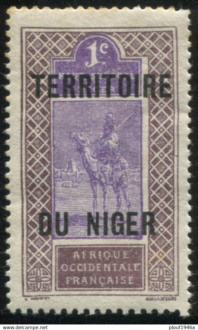 Pays : 345 (Niger : Colonie Française)  Yvert Et Tellier N° :    1 (o) - Usati