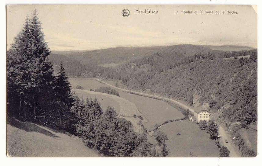 3321 - Houffalize - Le Moulin Et La Route De La Roche - Houffalize