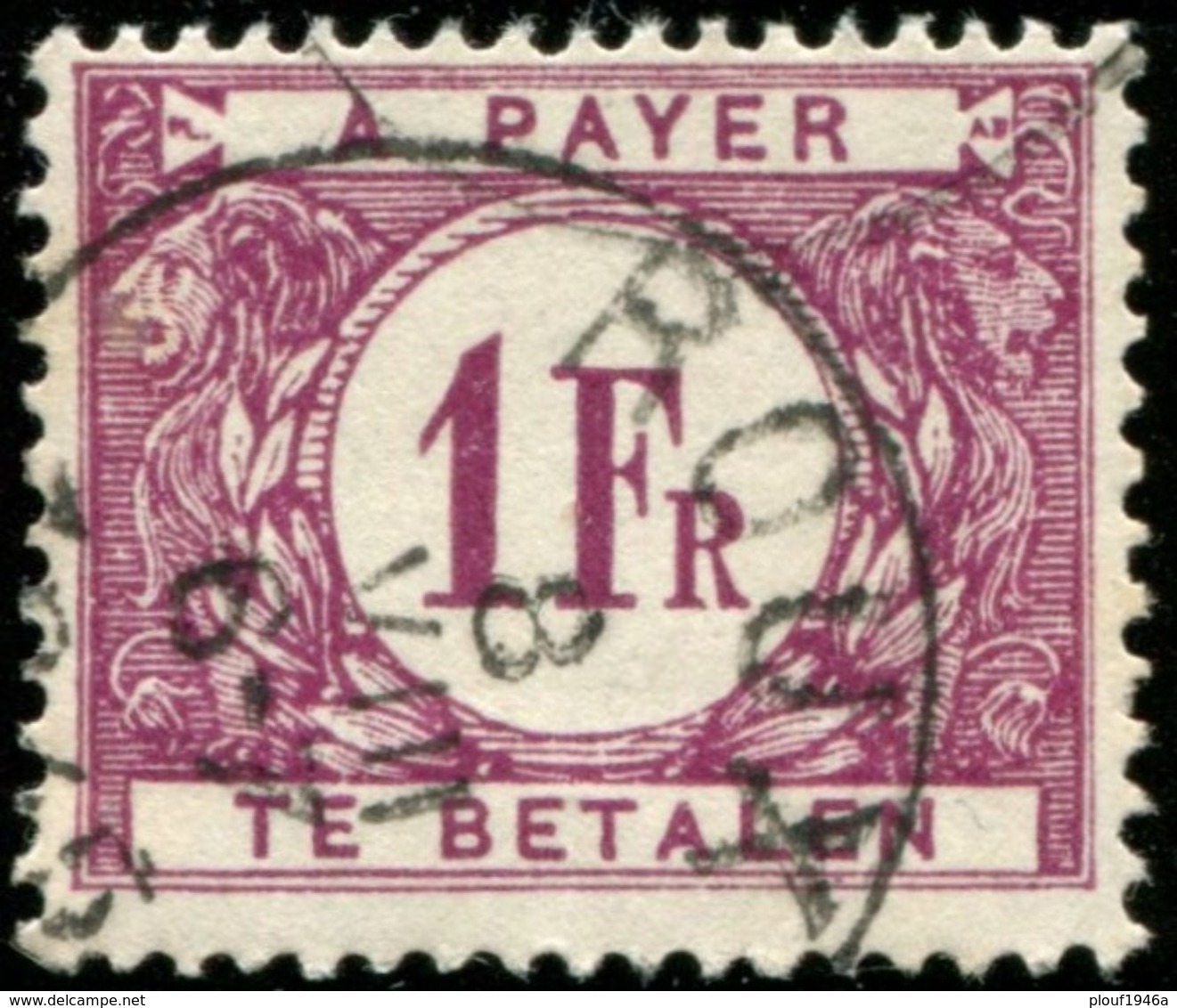 COB N° : TX  43 A (o) - Stamps