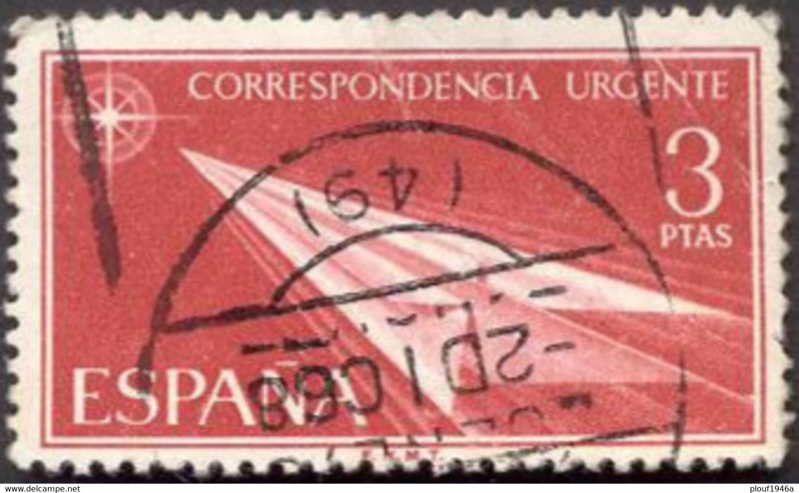 Pays : 166,7 (Espagne)          Yvert Et Tellier N° : Exp  32 (o) - Exprès