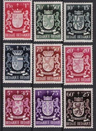 Belgie OCB 716 / 724 (*) - Unused Stamps