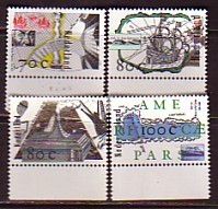 R0028 - NEDERLAND PAYS BAS Yv N°1556/59 ** Navigateurs - Unused Stamps