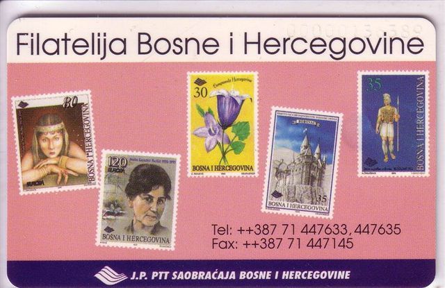 PLANET ( Bosnia And Herzegovina - Very Old & Rare Issue - MINT CARD ) Stamp Timbre Stamps Timbres On Card - Bosnien