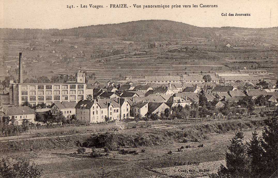 88 FRAIZE Vue Panoramique Prise Vers Les Casernes, Usine 190? - Fraize