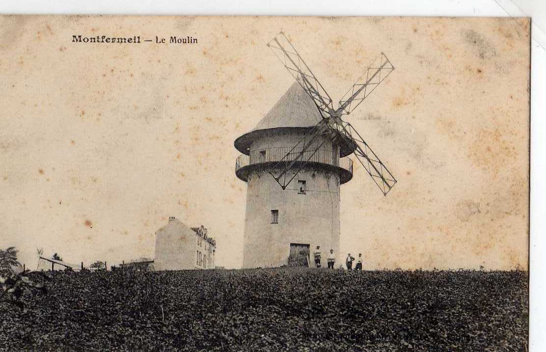 93 MONTFERMEIL Moulin à Vent, Ed ?, 191? - Montfermeil