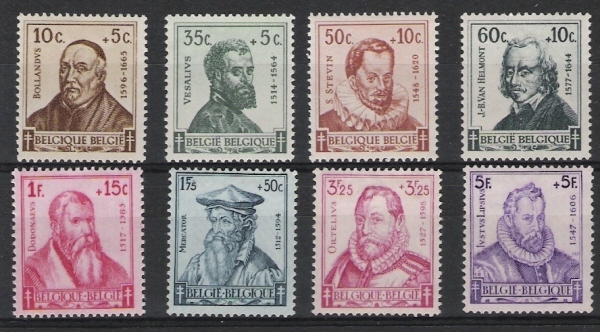 Belgie OCB 593 / 600 (*) - Nuevos