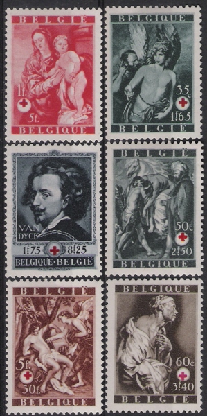 Belgie OCB 647 / 652 (*) - Unused Stamps