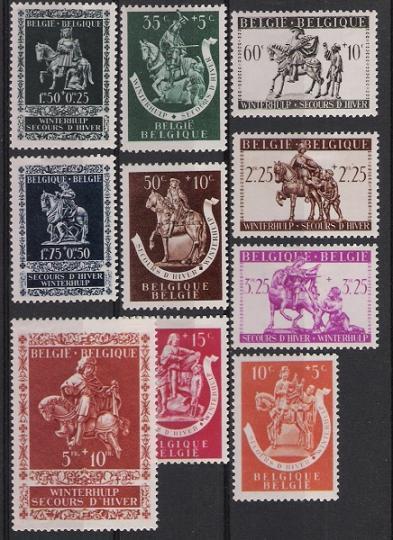 Belgie OCB 603 / 612 (*) - Unused Stamps