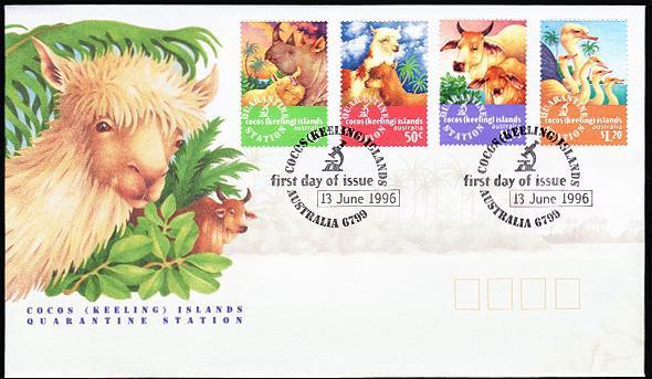 FDC: Cocos Islands Quarantine Station 1996 - Cocos (Keeling) Islands