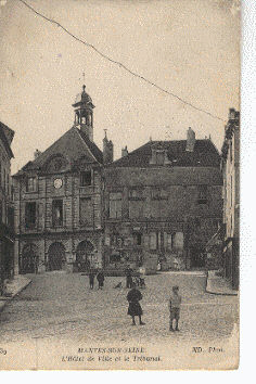 C833-Mantes, Hôtel De Ville Et Le Tribunal - Mantes La Ville