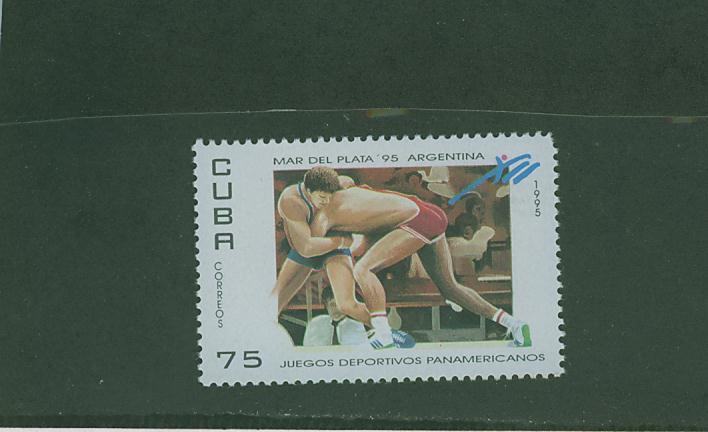 E0315 Lutte Cuba 1995 Neuf ** Jeux Panamericains - Wrestling