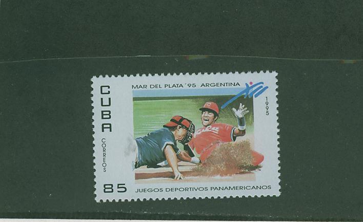 E0316 Baseball Cuba 1995 Neuf ** Jeux Panamericains - Base-Ball