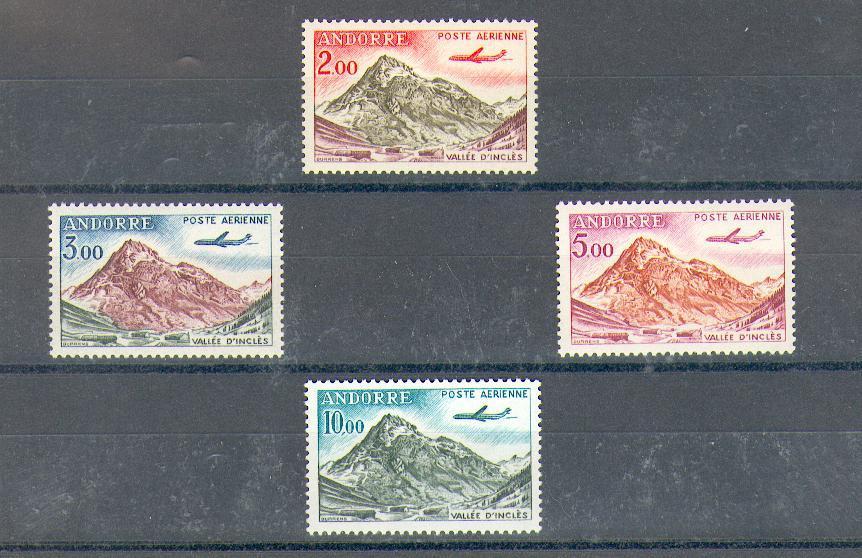 ANDORRE      PA  N° 5** à N°8**  COTE 12,00€  TTB - Airmail