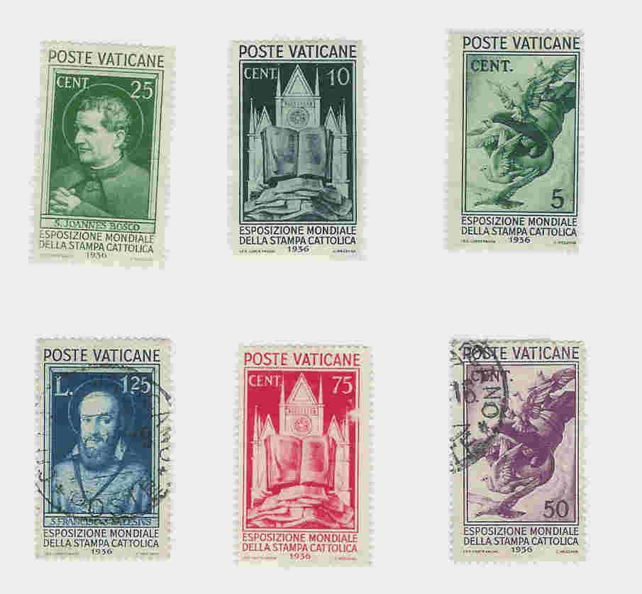Exposition Mondiale De La Presse Catholique - Used Stamps