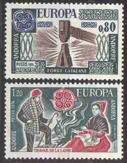 CEPT / Europa 1976 ANDORRE FRANCAIS N° 253 Et 254  ** - 1976