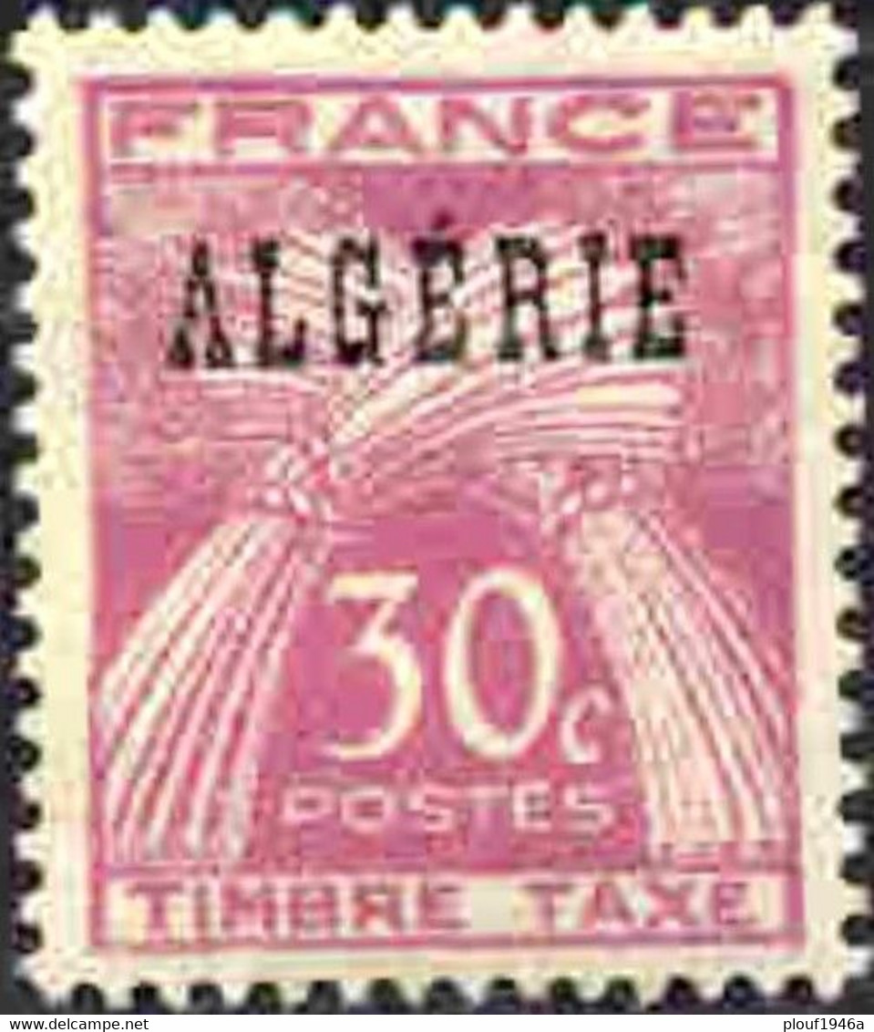 Pays :  19 (Algérie Avant 1957)   Yvert Et Tellier N°: Tx  34 (**) - Postage Due